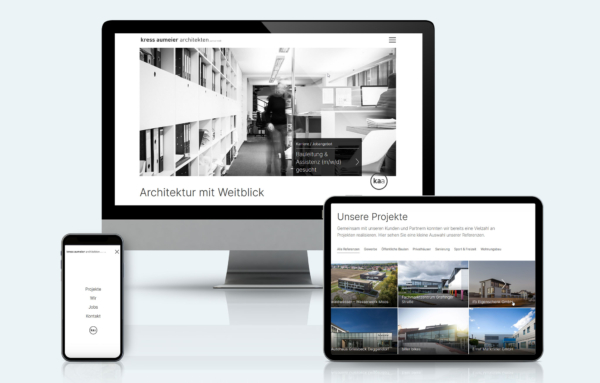 kress aumeier architekten Deggendorf | Website